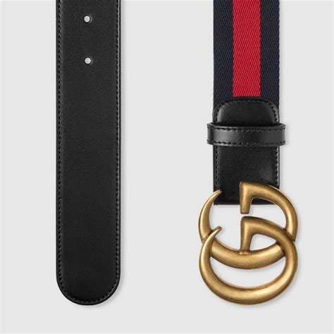 gucci nylon web belt